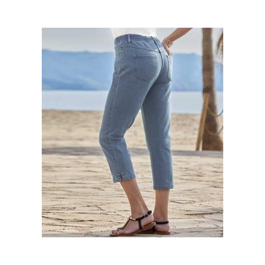 Jegginsy 7/8 z jeansu ze stretchem ze sklepu Atlas For Men w kategorii Jeansy damskie - zdjęcie 169419362