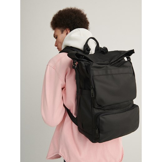 Reserved - Wodoodporny plecak - czarny ze sklepu Reserved w kategorii Plecaki - zdjęcie 169420834
