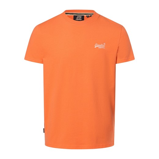 Superdry Koszulka męska Mężczyźni Bawełna pomarańczowy jednolity ze sklepu vangraaf w kategorii T-shirty męskie - zdjęcie 169421290