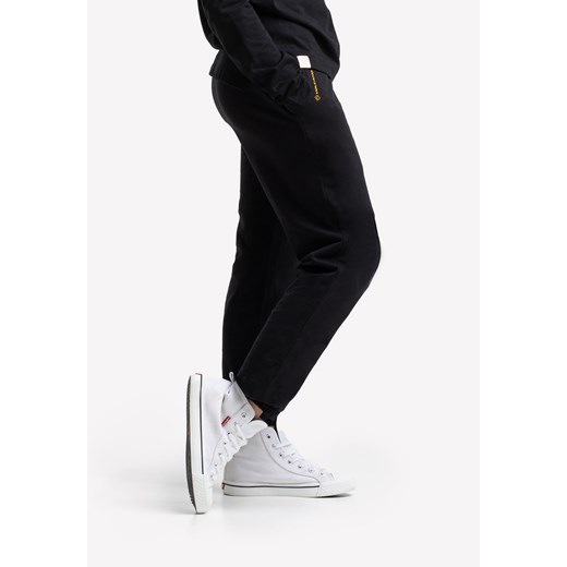 Czarne dresowe spodnie dziewczęce joggery N-CASSIE JUNIOR ze sklepu Volcano.pl w kategorii Spodnie dziewczęce - zdjęcie 169422094