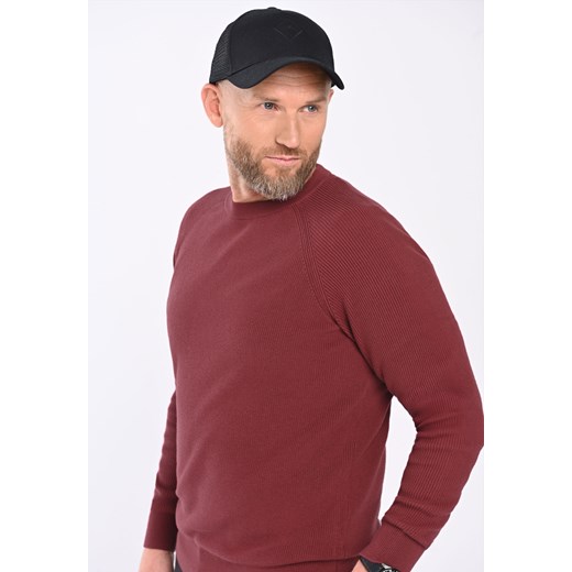 Bawełniany sweter S-LAMONT ze sklepu Volcano.pl w kategorii Swetry męskie - zdjęcie 169422270