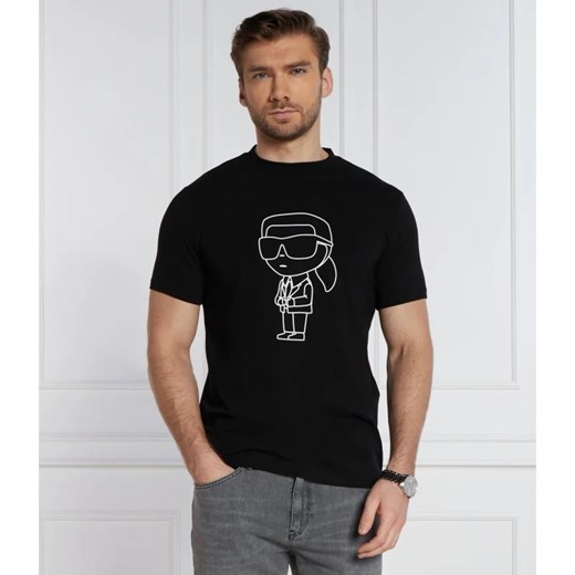 Karl Lagerfeld T-shirt | Regular Fit Karl Lagerfeld L Gomez Fashion Store wyprzedaż