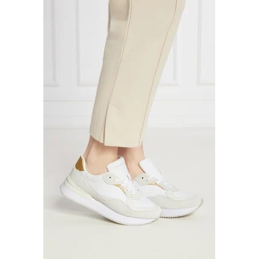 Buty sportowe damskie Tommy Hilfiger sneakersy białe sznurowane 