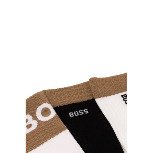 BOSS BLACK Skarpety 3-pack QS IconicBlock 39-42 wyprzedaż Gomez Fashion Store