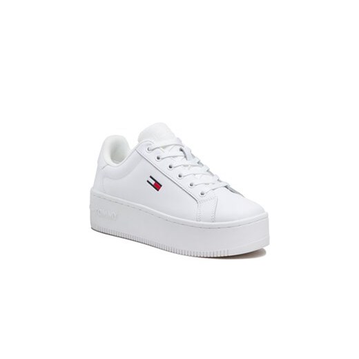 Tommy Jeans Sneakersy Flatform Ess EN0EN02043 Biały Tommy Jeans 38 wyprzedaż MODIVO