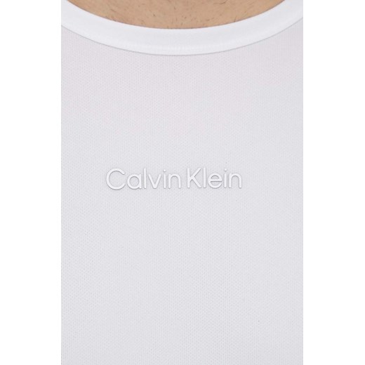 Calvin Klein Performance t-shirt treningowy kolor biały gładki L ANSWEAR.com