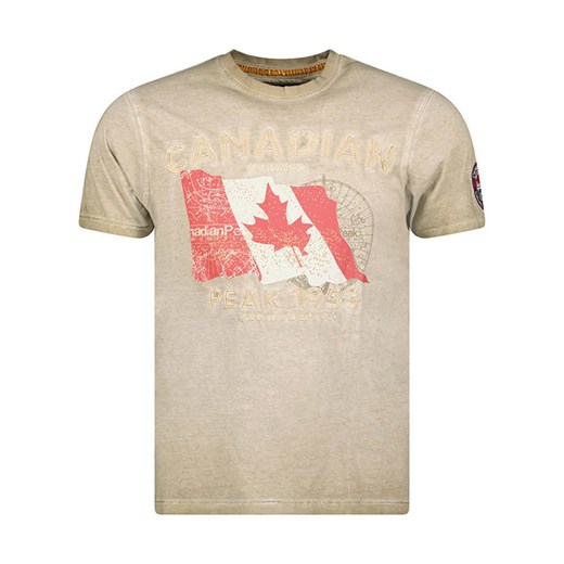 Canadian Peak Koszulka &quot;Japoreak&quot; w kolorze beżowym ze sklepu Limango Polska w kategorii T-shirty męskie - zdjęcie 169427833