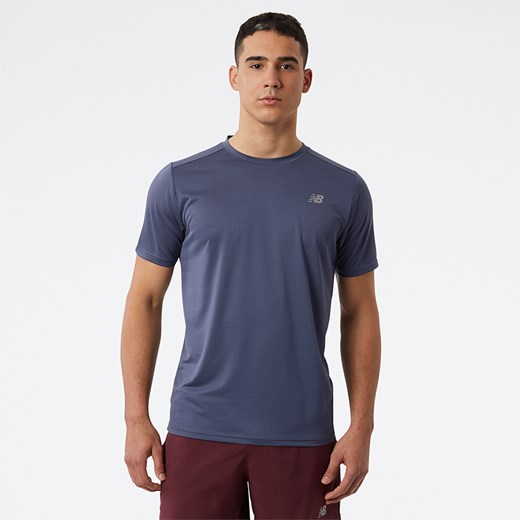Koszulka męska New Balance MT11205THN - fioletowa ze sklepu New Balance Poland w kategorii T-shirty męskie - zdjęcie 169431192