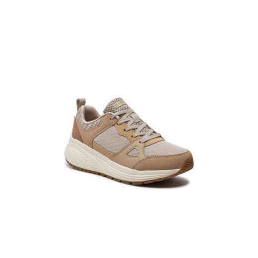 Skechers buty sportowe damskie sneakersy wiązane beżowe 