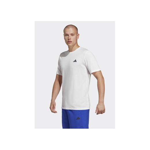 adidas Koszulka techniczna Train Essentials IC7423 Biały Regular Fit ze sklepu MODIVO w kategorii T-shirty męskie - zdjęcie 169438954
