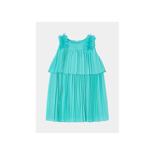 Mayoral Sukienka elegancka 3920 Niebieski Regular Fit ze sklepu MODIVO w kategorii Sukienki dziewczęce - zdjęcie 169439120