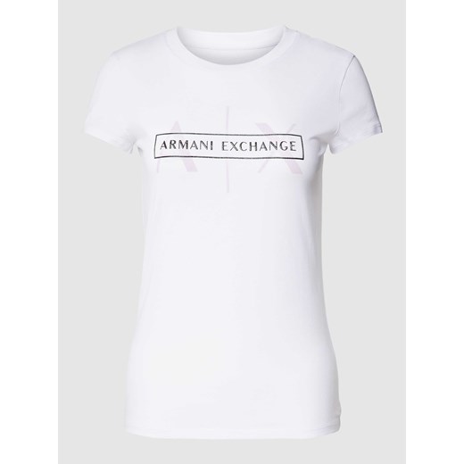 Bluzka damska Armani Exchange biała 