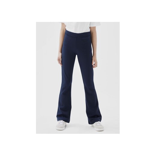 NAME IT Spodnie materiałowe 13177337 Granatowy Bootcut Fit ze sklepu MODIVO w kategorii Spodnie dziewczęce - zdjęcie 169446704