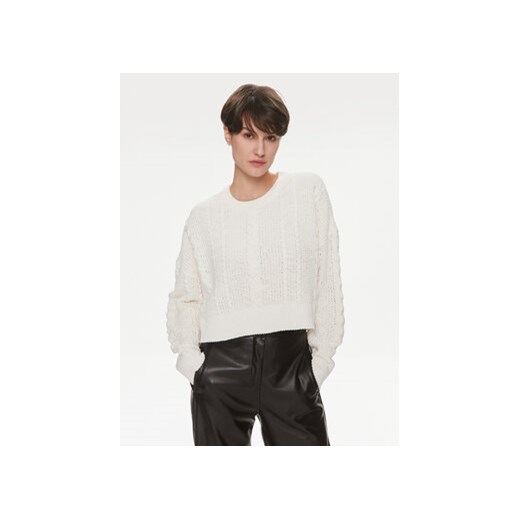 ONLY Sweter Malena 15309262 Biały Regular Fit ze sklepu MODIVO w kategorii Swetry damskie - zdjęcie 169449852