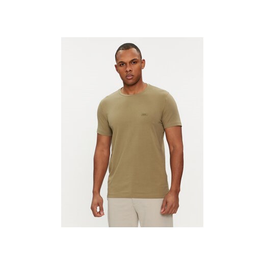 Calvin Klein T-Shirt K10K112724 Zielony Slim Fit ze sklepu MODIVO w kategorii T-shirty męskie - zdjęcie 169450010