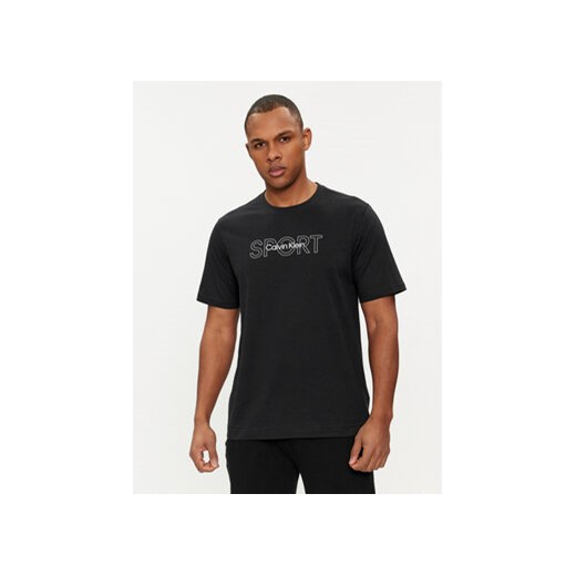 Calvin Klein Performance T-Shirt Graphic 00GMS4K169 Czarny Regular Fit ze sklepu MODIVO w kategorii T-shirty męskie - zdjęcie 169450060