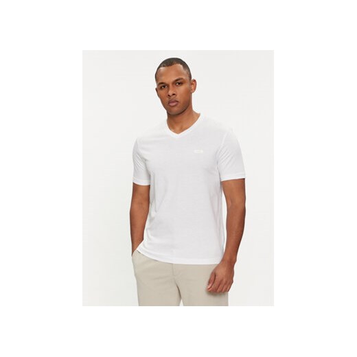 Calvin Klein T-Shirt Smooth K10K112507 Biały Regular Fit ze sklepu MODIVO w kategorii T-shirty męskie - zdjęcie 169450144