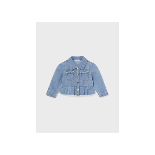 Mayoral Kurtka jeansowa 1434 Niebieski Regular Fit ze sklepu MODIVO w kategorii Kombinezony i kurtki - zdjęcie 169450162