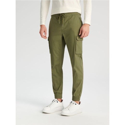Sinsay - Spodnie jogger - zielony ze sklepu Sinsay w kategorii Spodnie męskie - zdjęcie 169455873
