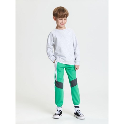 Sinsay - Spodnie dresowe jogger - zielony ze sklepu Sinsay w kategorii Spodnie chłopięce - zdjęcie 169455980