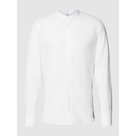 Koszula biznesowa o kroju body fit ze stójką model ‘Stand Up’ ze sklepu Peek&Cloppenburg  w kategorii Koszule męskie - zdjęcie 169458591