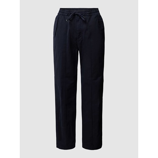 Spodnie materiałowe z prostą nogawką w kant model ‘Teresina’ ze sklepu Peek&Cloppenburg  w kategorii Spodnie damskie - zdjęcie 169458673