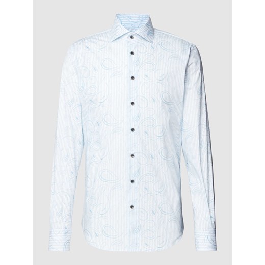 Koszula biznesowa o kroju slim fit w paski ze sklepu Peek&Cloppenburg  w kategorii Koszule męskie - zdjęcie 169458864