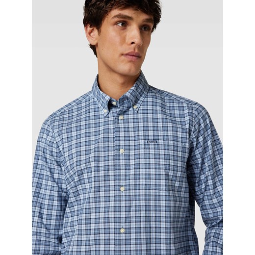 Koszula casualowa o kroju tailored fit ze wzorem w kratę model ‘Lomond’ Barbour XXL Peek&Cloppenburg 