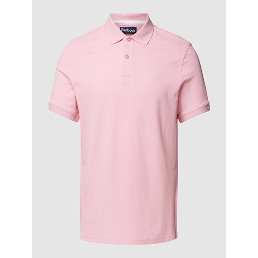 Koszulka polo o kroju slim fit z wyhaftowanym logo ze sklepu Peek&Cloppenburg  w kategorii T-shirty męskie - zdjęcie 169459213