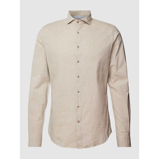 Koszula biznesowa o kroju regular fit z kołnierzykiem typu cutaway ze sklepu Peek&Cloppenburg  w kategorii Koszule męskie - zdjęcie 169459702