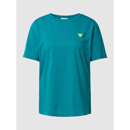 T-shirt z wyhaftowanym motywem model ‘Heart’ ze sklepu Peek&Cloppenburg  w kategorii Bluzki damskie - zdjęcie 169459840
