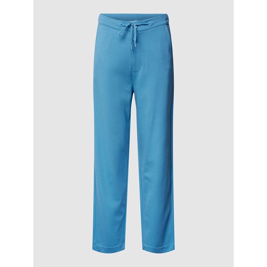 Spodnie materiałowe z prostą nogawką i tunelem ze sklepu Peek&Cloppenburg  w kategorii Spodnie damskie - zdjęcie 169459852