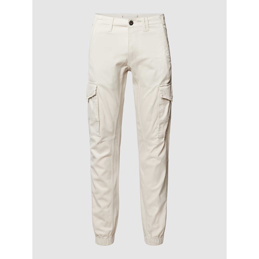 Spodnie o kroju tapered fit z kieszeniami cargo model ‘PAUL FLAKE’ ze sklepu Peek&Cloppenburg  w kategorii Spodnie męskie - zdjęcie 169460231