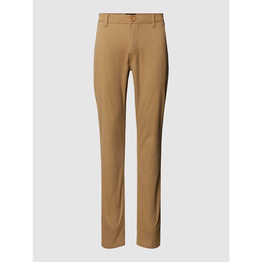 Spodnie o kroju slim fit z zapięciem na guzik model ‘BHNATAN’ ze sklepu Peek&Cloppenburg  w kategorii Spodnie męskie - zdjęcie 169460250