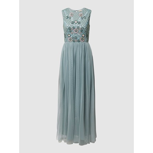 Sukienka wieczorowa z obszyciem z cekinów i ozdobnych kamieni ze sklepu Peek&Cloppenburg  w kategorii Sukienki - zdjęcie 169460283