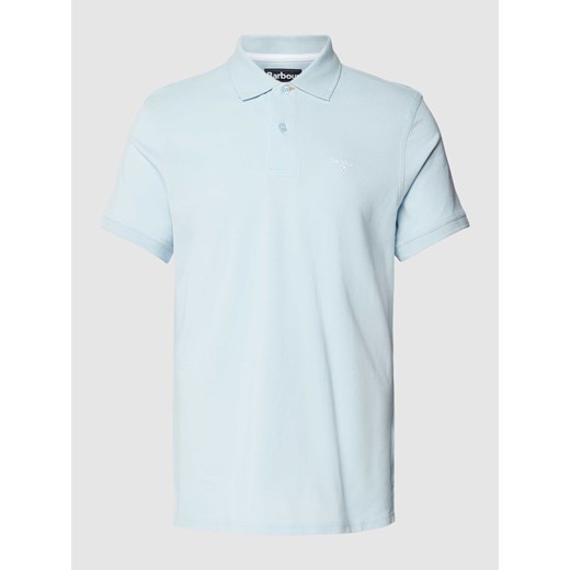 Koszulka polo o kroju slim fit z wyhaftowanym logo ze sklepu Peek&Cloppenburg  w kategorii T-shirty męskie - zdjęcie 169460371