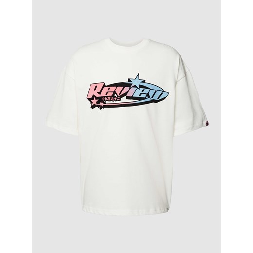 T-shirt o kroju oversized z nadrukiem z logo ze sklepu Peek&Cloppenburg  w kategorii T-shirty męskie - zdjęcie 169460874