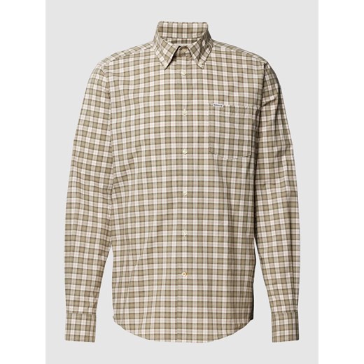 Koszula casualowa o kroju tailored fit ze wzorem w kratę model ‘Lomond’ Barbour XL Peek&Cloppenburg 