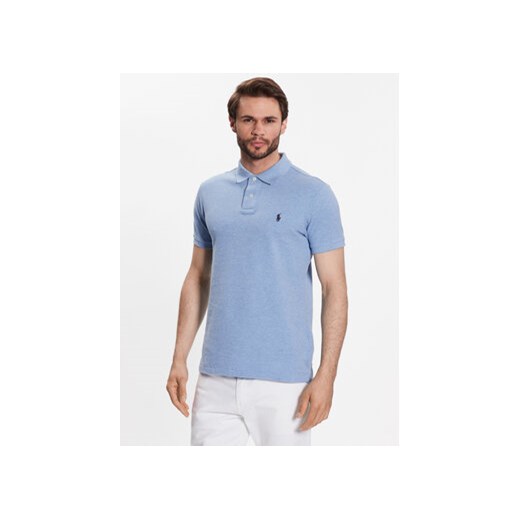Polo Ralph Lauren Polo 710548797013 Niebieski Slim Fit ze sklepu MODIVO w kategorii T-shirty męskie - zdjęcie 169462870