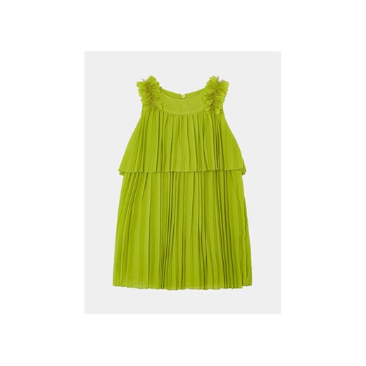 Mayoral Sukienka elegancka 3920 Zielony Regular Fit ze sklepu MODIVO w kategorii Sukienki dziewczęce - zdjęcie 169462890