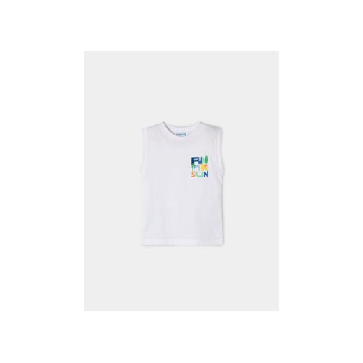 Mayoral Top 3029 Biały Regular Fit ze sklepu MODIVO w kategorii T-shirty chłopięce - zdjęcie 169462954