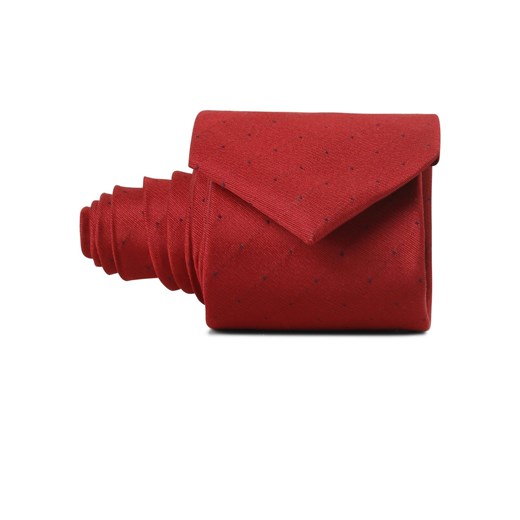 Andrew James Krawat z zawartością jedwabiu Mężczyźni Jedwab czerwony w kropki ze sklepu vangraaf w kategorii Krawaty - zdjęcie 169465052