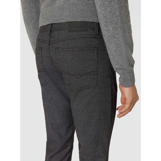 Spodnie materiałowe o kroju regular fit z fakturowanym wzorem 34/32 Peek&Cloppenburg 