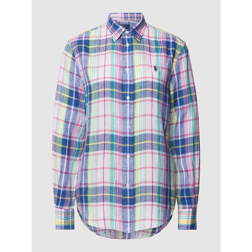 Bluzka koszulowa w kratkę ze sklepu Peek&Cloppenburg  w kategorii Koszule damskie - zdjęcie 169466451