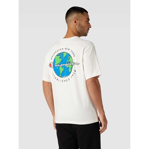 T-shirt z nadrukowanym logo model ‘ECO FUTURE CIROLAR’ Champion S Peek&Cloppenburg 