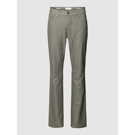 Spodnie materiałowe o kroju regular fit z fakturowanym wzorem model ‘Chuck’ ze sklepu Peek&Cloppenburg  w kategorii Spodnie męskie - zdjęcie 169466671