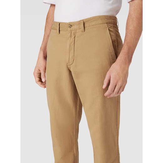 Spodnie o kroju straight fit z mieszanki lnu i bawełny Polo Ralph Lauren 38/32 Peek&Cloppenburg 