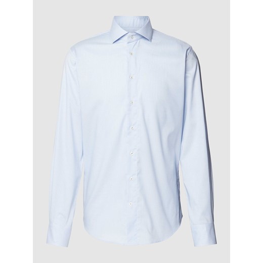 Koszula biznesowa o kroju slim fit z fakturowanym wzorem ze sklepu Peek&Cloppenburg  w kategorii Koszule męskie - zdjęcie 169466750