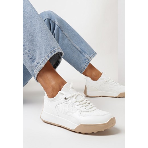 Buty sportowe damskie Born2be sneakersy wiązane 