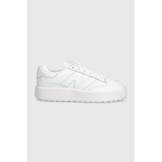New Balance sneakersy skórzane kolor biały CT302CLA ze sklepu ANSWEAR.com w kategorii Buty sportowe damskie - zdjęcie 169470490